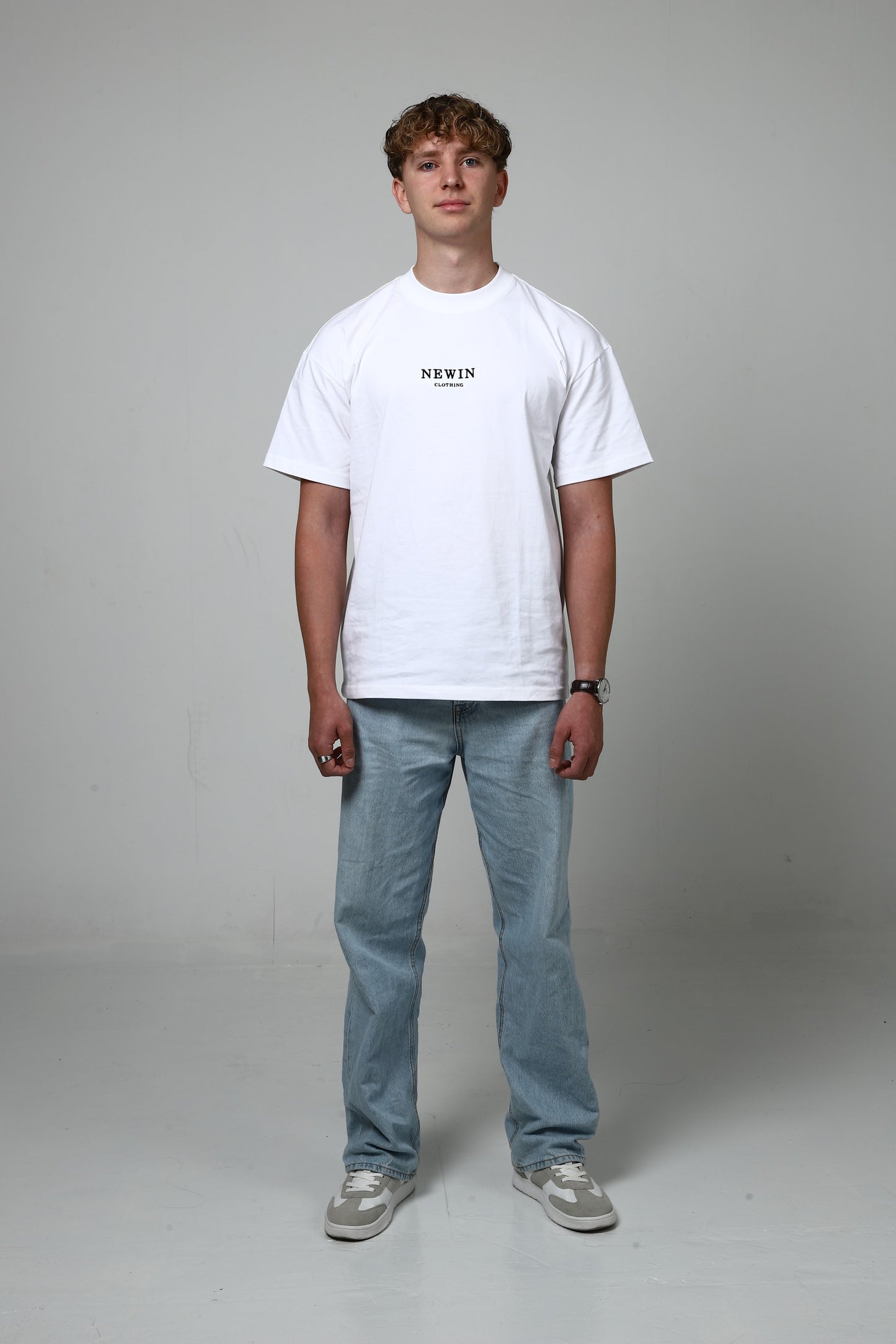 Embroidery Tee White