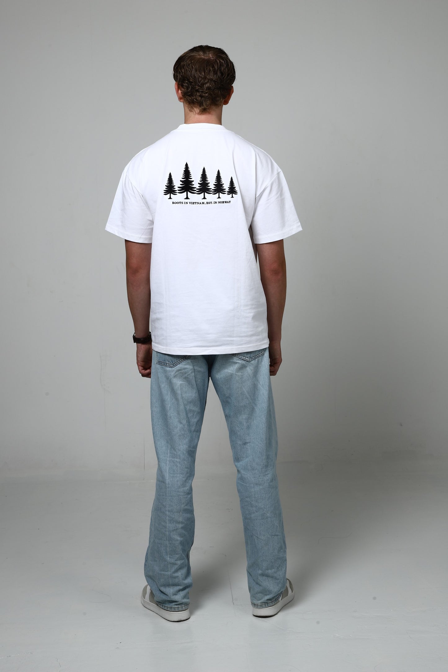 Embroidery Tee White